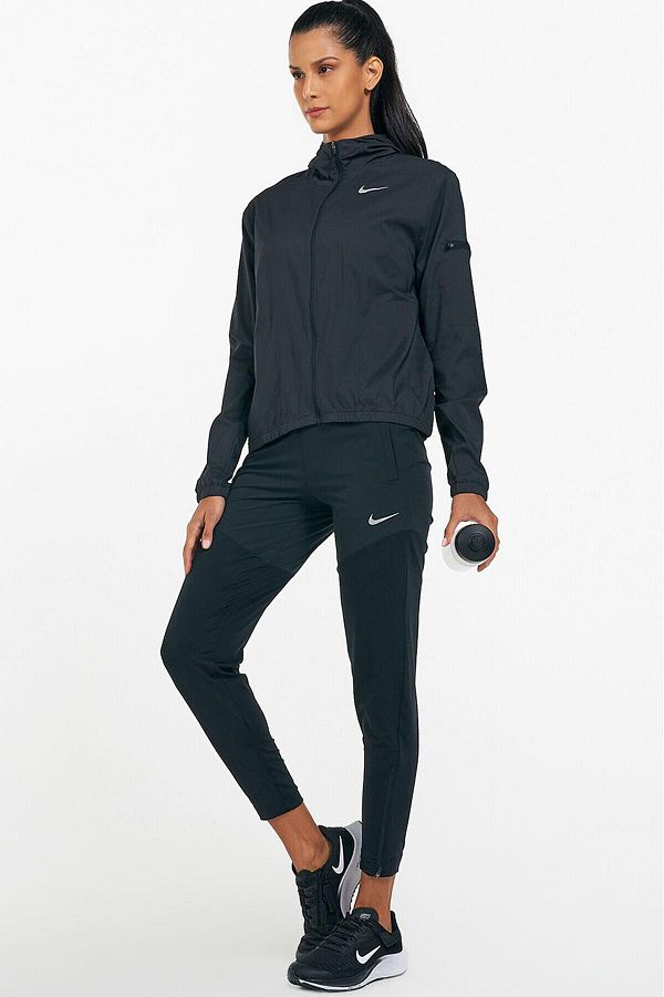 Nike Black Dri Fit Essential Women s Sweatpants Running Ankle Top Trendyol