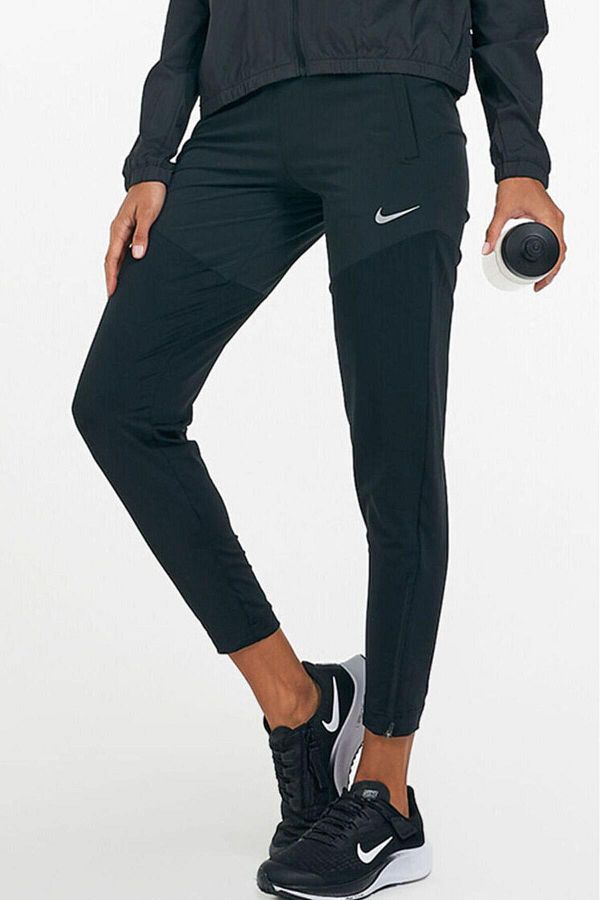 Nike Black Dri Fit Essential Women s Sweatpants Running Ankle Top Trendyol