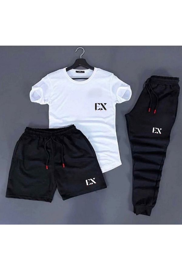 T shirt and shorts tracksuit discount