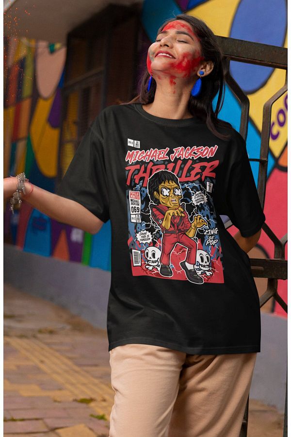 Michael jackson printed t shirts clearance