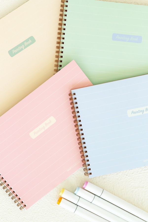 Matt Notebook-17x25 Set of 4 Picture Books 20 Sheets 150 Grams Small Size 1