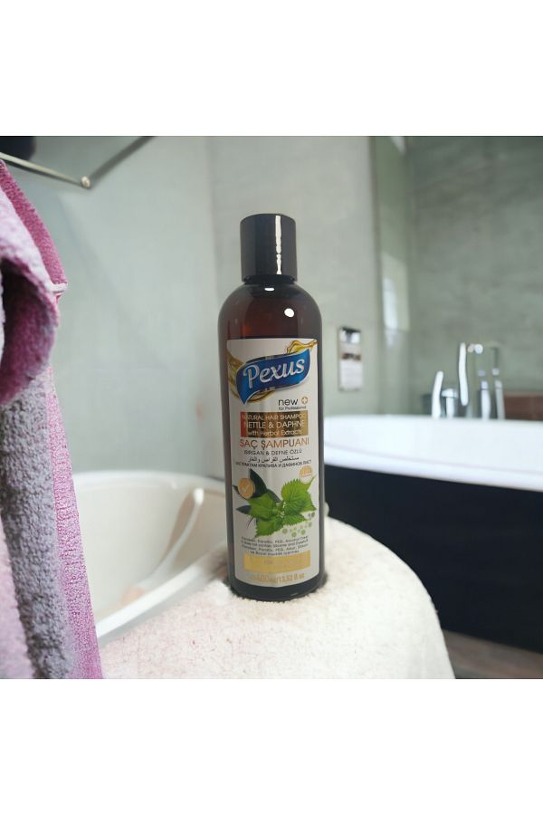 Tex-Pexus Shampoo with Herbal Inclusion with Drink & Defne Extract 400ml 1