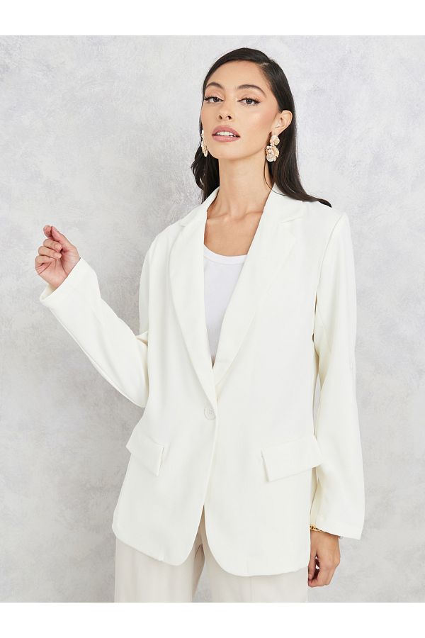 Rolled up blazer sales