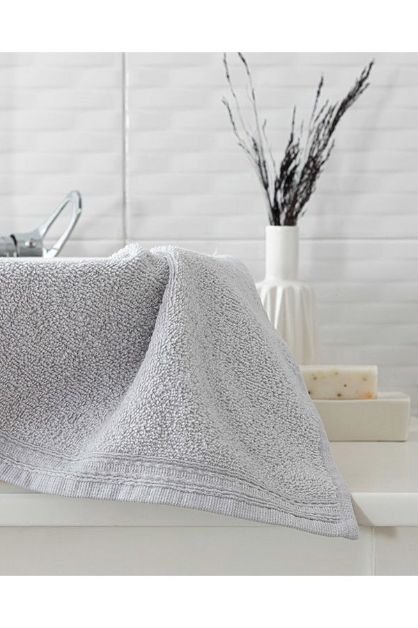 English Home-Πετσέτα χεριών Pure Basic 30Χ30 εκ. Γκρι 1