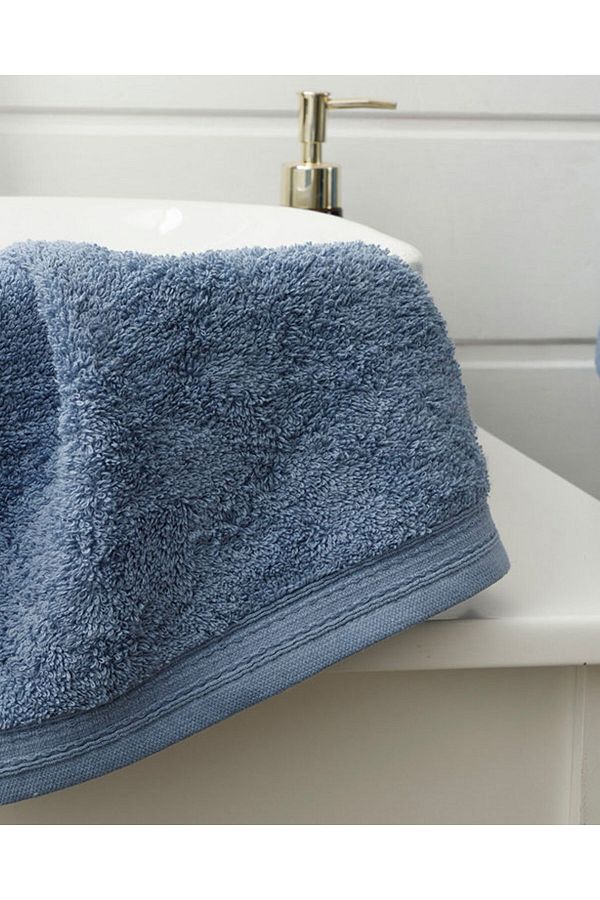 English Home-Πετσέτα χεριών Pure Basic Βαμβακερή 30x30 cm Σκούρο Μπλε 1