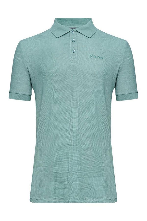 2AS-Ανδρικό μπλουζάκι Aluna Polo Neck 2as2023alu 1