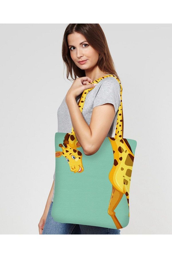 Giraffe beach bag cheap
