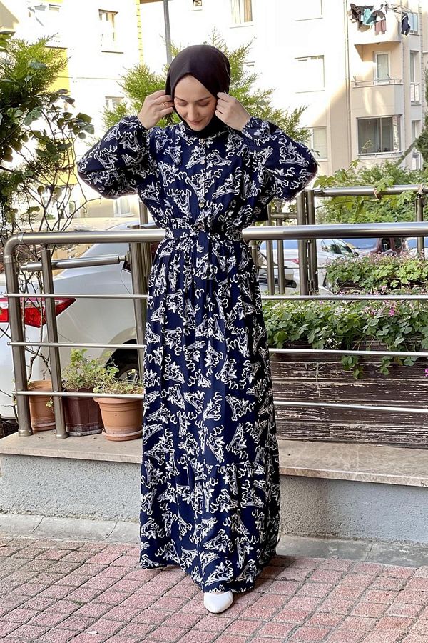 BESKAR Hijab Fashion Line Dress Trendyol
