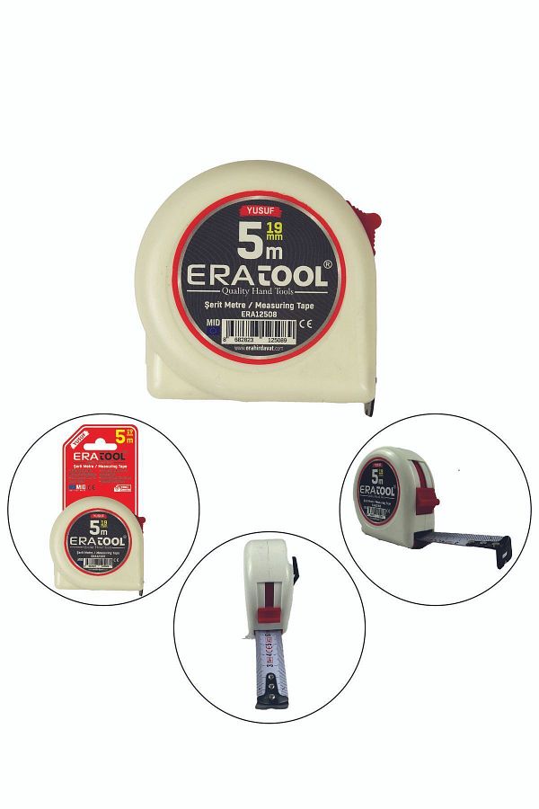 Eratool-5*19MM White Serit Meter - Yusuf Eratool ER12508 1