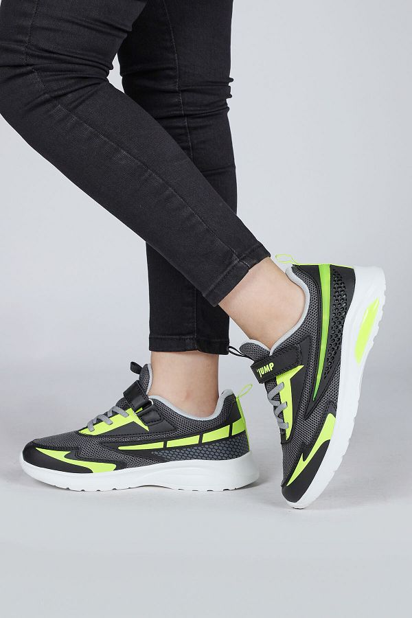 Neon green kids shoes on sale