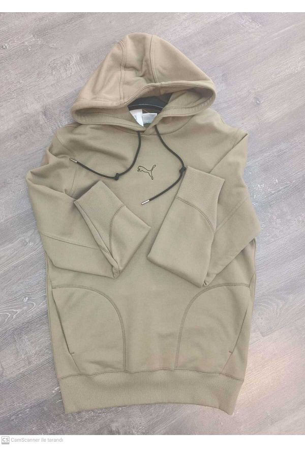 Khaki puma sweatshirt online