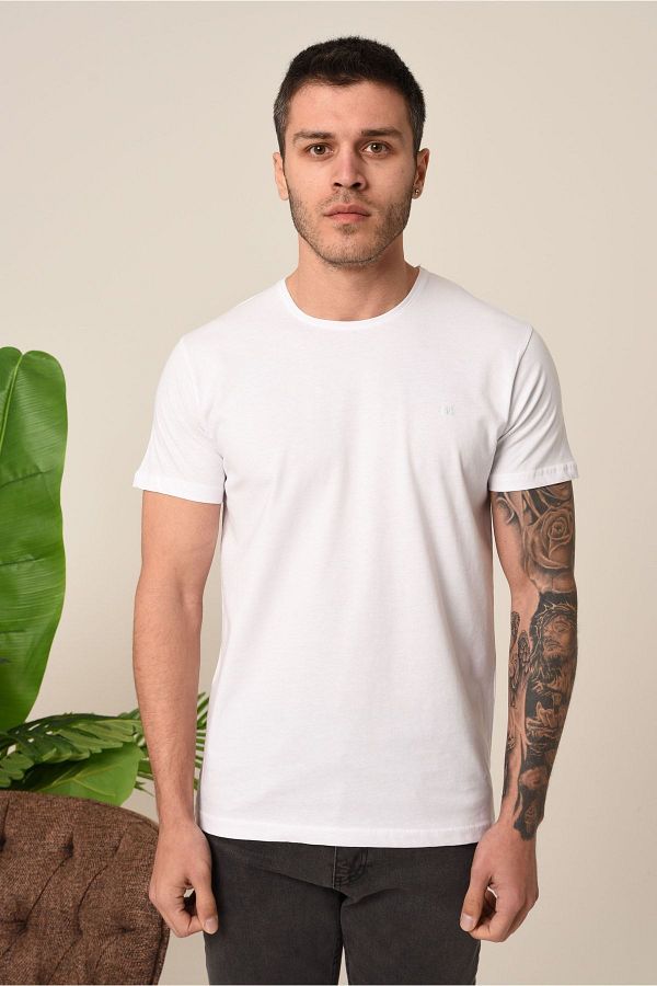 Brango-Tricou de bază cu decolteu 1
