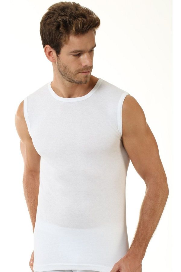 Men's sleeveless crew neck undershirts shop