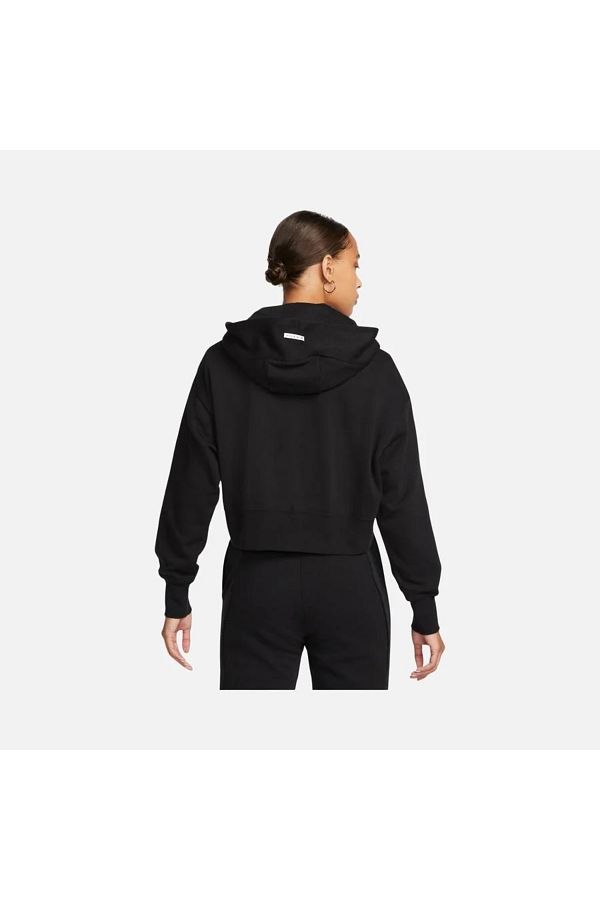 Nike Air Fleece Women s Sweatshirt Cropped Full Zip Hoodie DQ6579 010 Trendyol