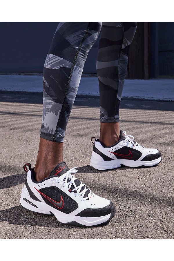 Nike monarch black red clearance