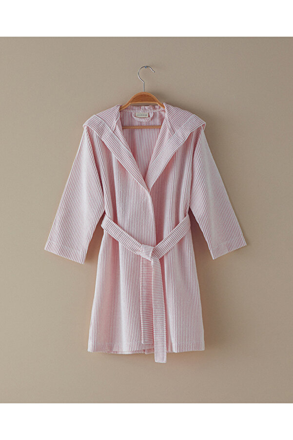 English Home %100 Pamuklu Çocuk Bornoz Pembe