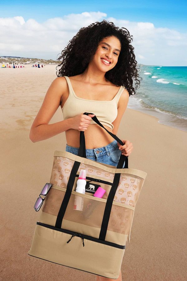 Water resistant beach bag on sale
