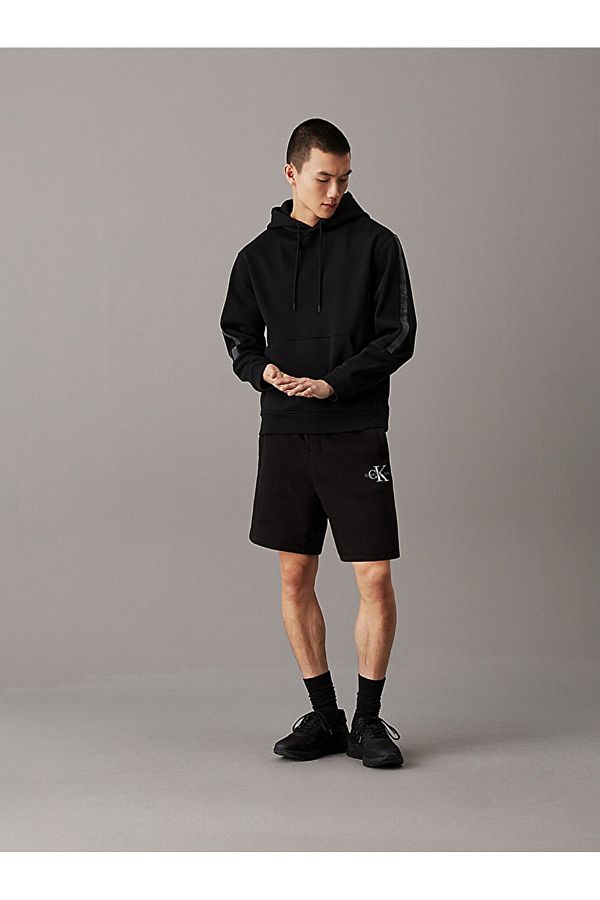 Calvin Klein Fleece Monogram Jogger Shorts Trendyol