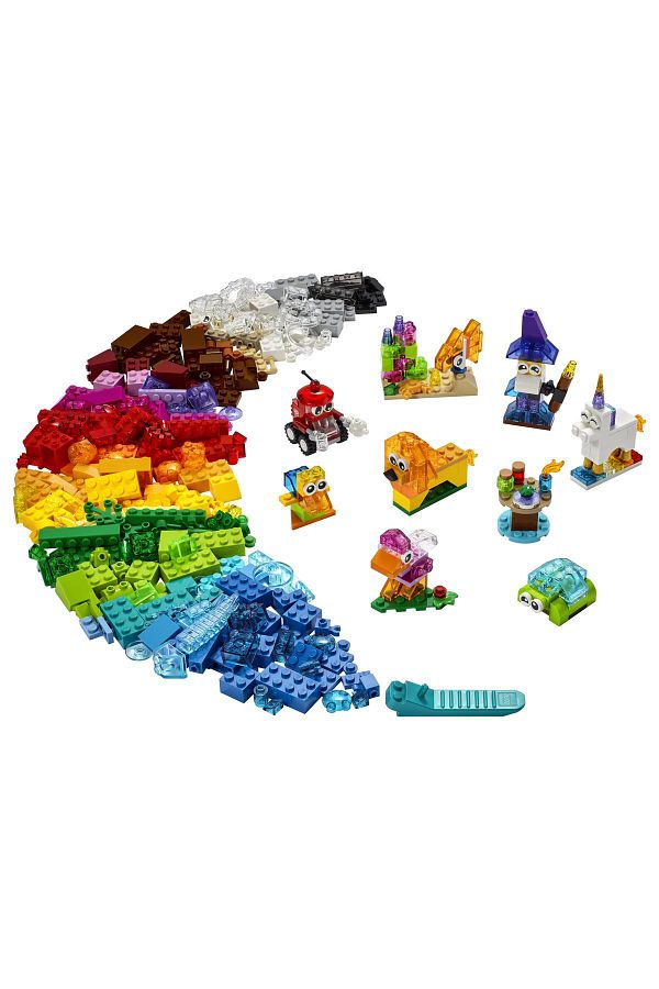 LEGO Classic Creative Transparent Bricks 11013 Creative Building Set for Kids 500 Pieces Trendyol