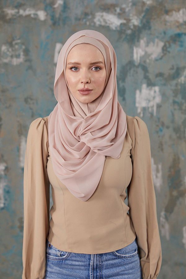 Differenza-Nirvana - Bonnet Shawl, Nude Color 1