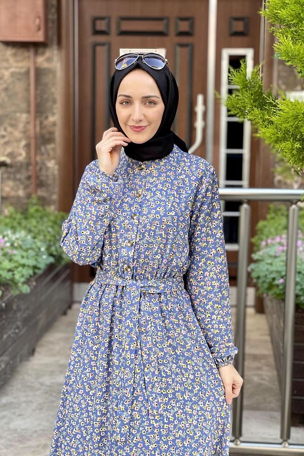 BESKAR Hijab Fashion Line Dress Trendyol