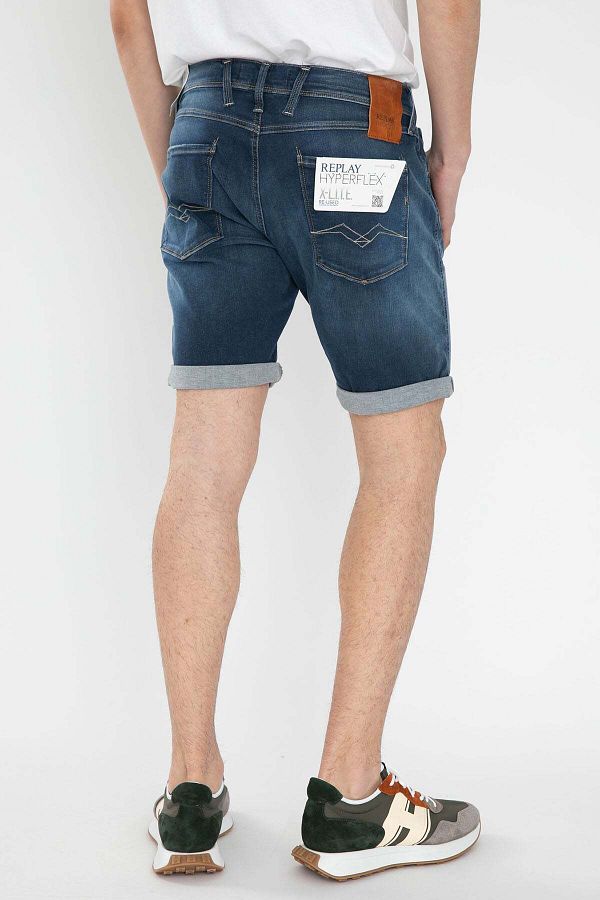 Replay Hyperflex X lite Anbass Slim Fit Jean Shorts Re produced Trendyol