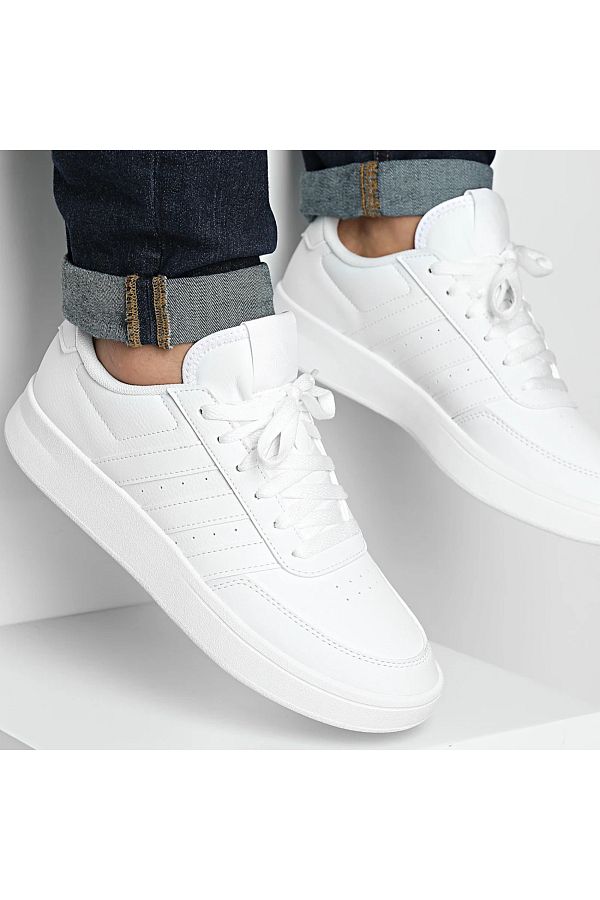 White adidas shoes mens casual on sale
