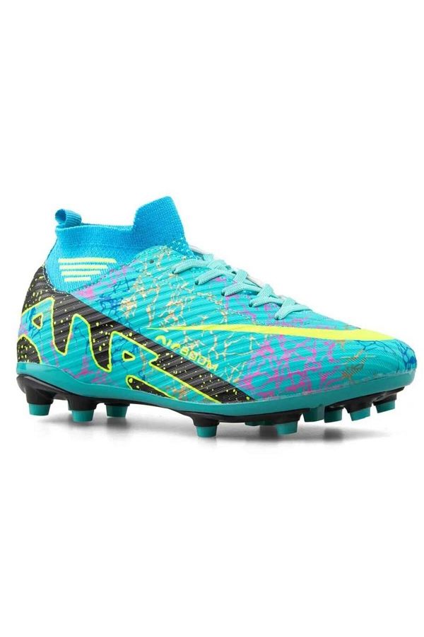 Blue and yellow football boots on sale