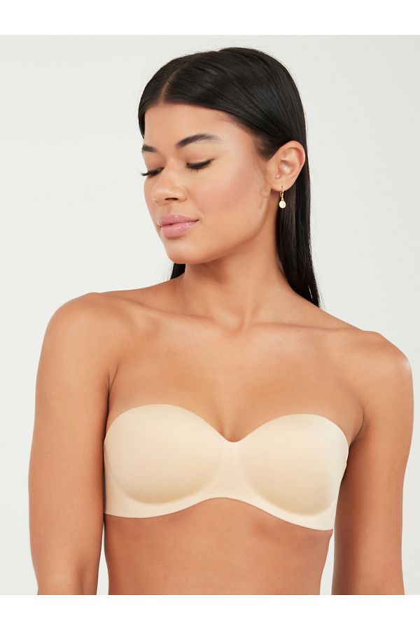 Styli-Strapless Non-Wired Push-up Bra with Interchangeable Back Straps 1