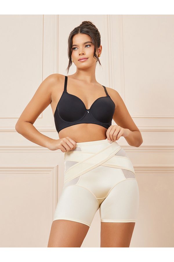 Styli-Wrap Around Multi Layer Thigh Slimmer Tummy Tucker 1