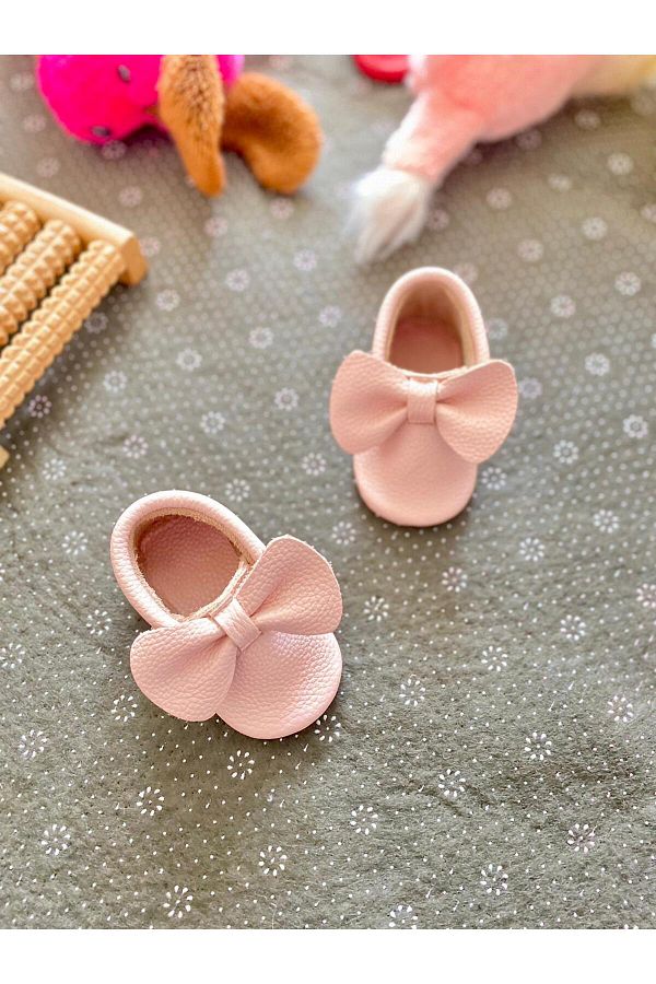MBSC STORE-Genuine Leather Booties Loafer Shoes for Baby Girl 1