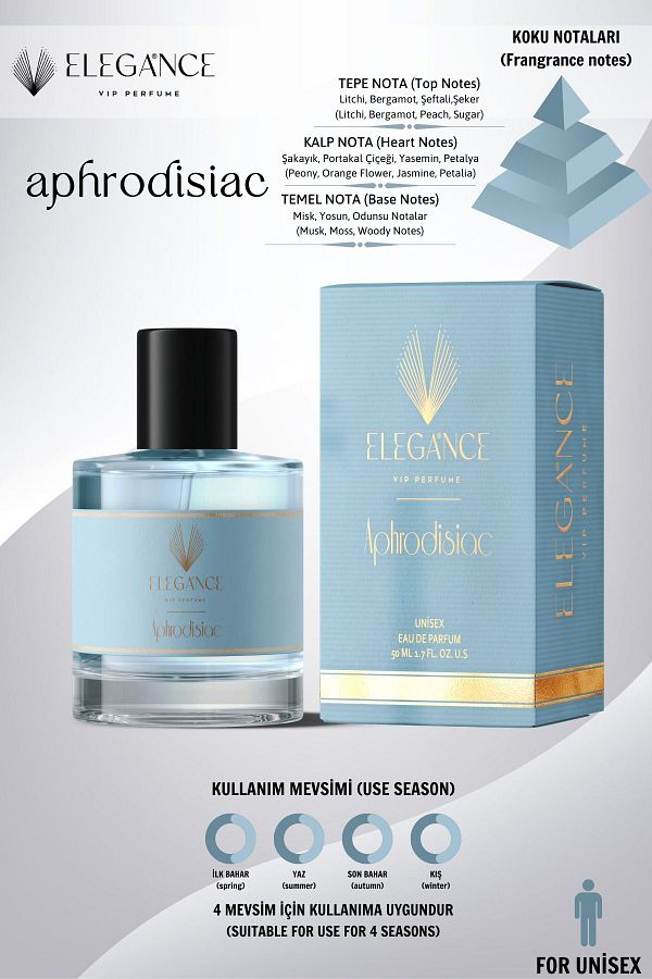 Elegance vip Perfume-Aphrodisiac 50 ml Edp Parfum with Afrodisch Effect (Unisex) 1