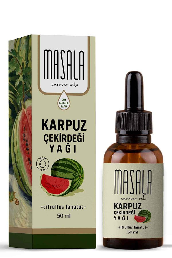 Masala-زيت بذور البطيخ بالضغط البارد - 50 مل زيت بذور البطيخ 1