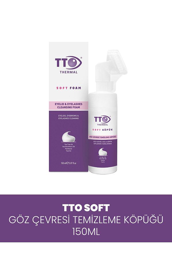 TTO-SOFT EYE CONTAINER CLEANSING FOAM 150 ML (With Applicator) 1
