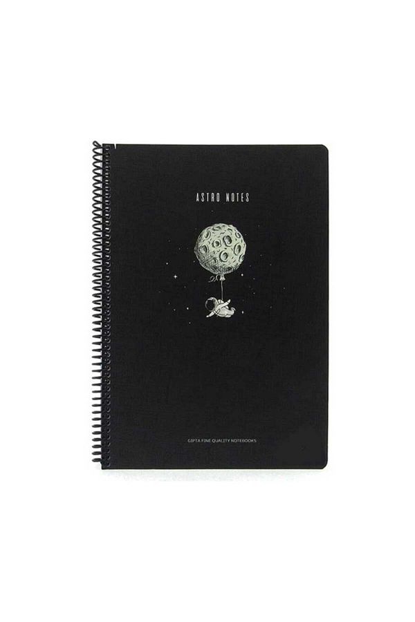 Gıpta-Astro Notes Balloon 2 Spiral Cardboard Cover 80 Sheets A4 Checked Notebook 1