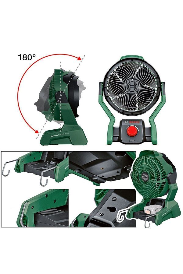 Bosch battery fan outlet