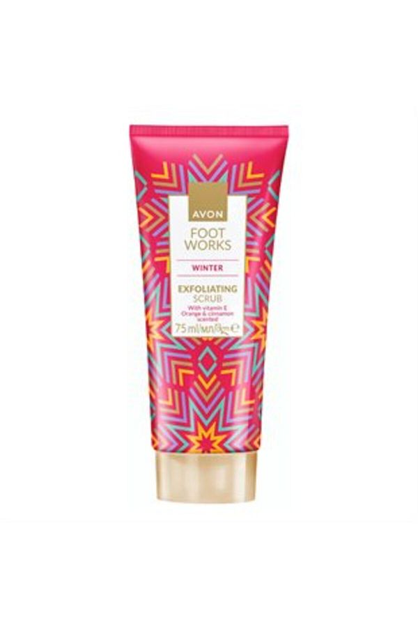 AVON-Foot Works Exfoliating Scrub - Purifying 75 ml Hair Mask for Feet Gift (1 Piece) 1