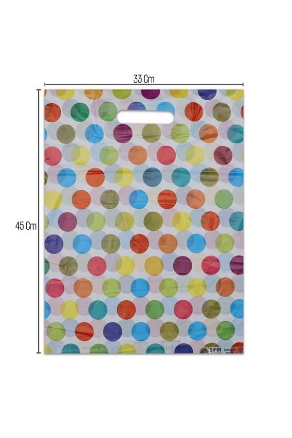 ECOPLAST-200 Reinforced Bags - 3 No. 50 Li, Pack of 4, Can Deguse Visual Patterns 1