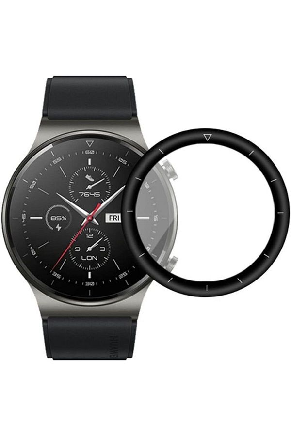 Deppo Trend Huawei GT2 Pro 46mm Compatible Fully Covering Impact Resistant Shatterproof Glass Nano Screen Protector Trendyol