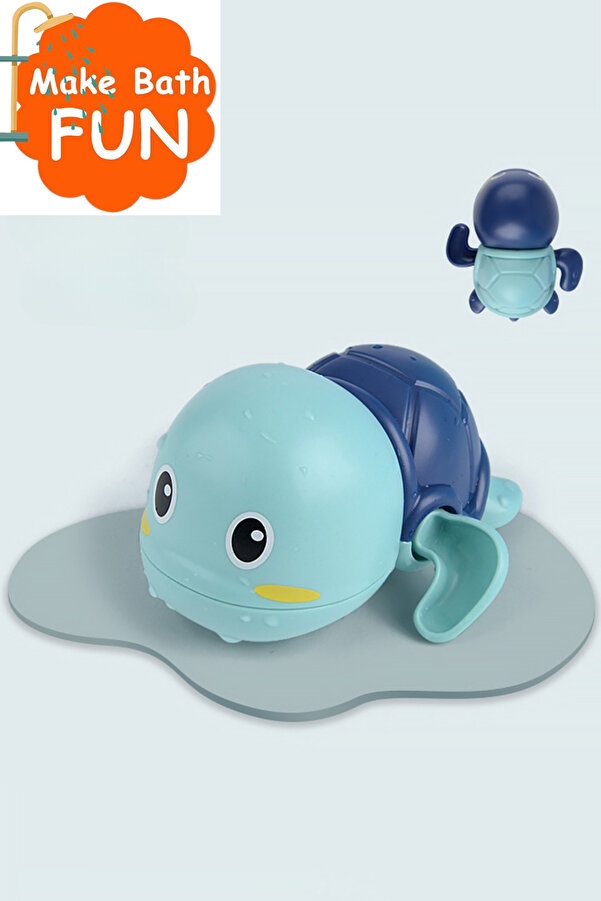 CARA CARO Kurmalı El Göz Gelişimini Destekleyen Bebek Su Oyunu Kaplumbağa Banyo Arkadaşı Suda Yüzen Oyuncak