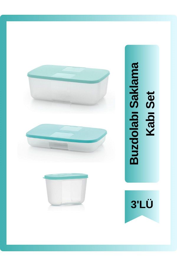 Tupperware-Refrigerator Storage Container Set of 3 300ML, 650ML, 1.5L 1