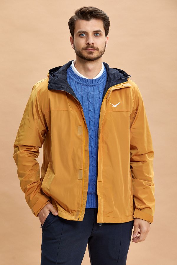 Mustard raincoat online