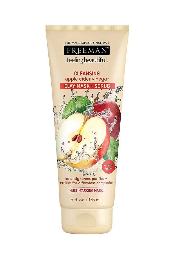Freeman-Apple Cider Vinegar Foaming Clay Mask Scrub 175ml 1