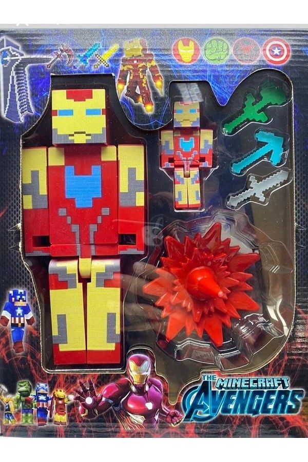 MATMEL-Minecraft Avenger Figure Set 1