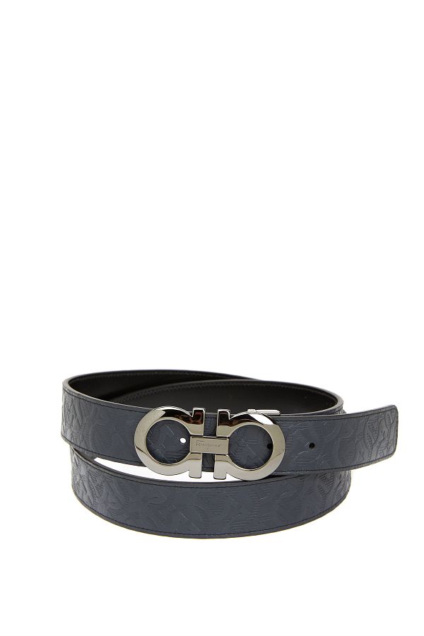 Ferragamo belt navy blue online