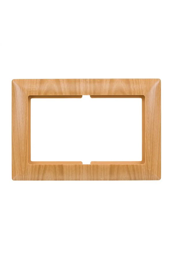 Günsan-Visage Double Socket Frame - Maple Model 1