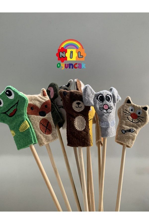 niloyuncak-10-Piece Finger Puppet Set for Animals 1