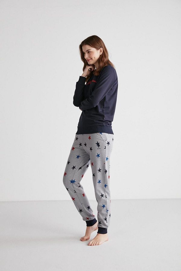 Polo patchwork sweatpants clearance