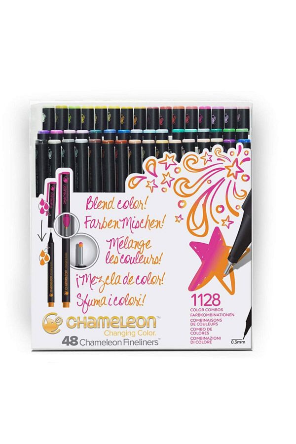 Chameleon-Fineliner Multi Color System Pen 0.3mm 48pcs Brilliant 1