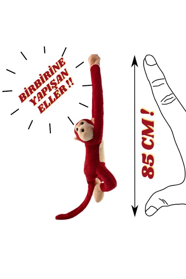 WOODROFFE-Playing Hands and Sleeping Companion Plush Monkey Toy Hugging Monkey 85 CM 1